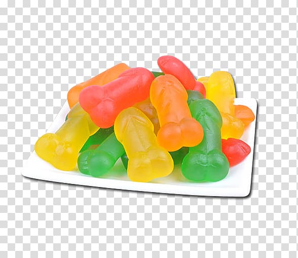 Chewing gum Gummy bear Gummi candy Jelly Babies Sweetness, Creative fruit flavored gum transparent background PNG clipart