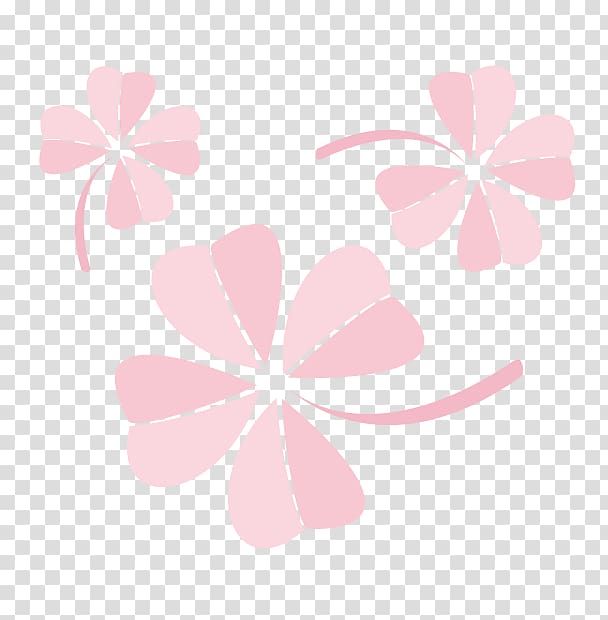 Petal Floral design Flower Pattern, Clover transparent background PNG clipart