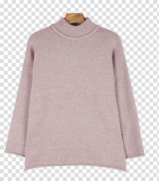 Sleeve T-shirt Sweater Camisa Slim de mezcla lino Guess, fluffy alpaca transparent background PNG clipart