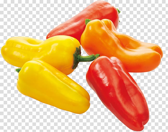 Habanero Piquillo pepper Tabasco pepper Cayenne pepper Yellow pepper, vegetable transparent background PNG clipart