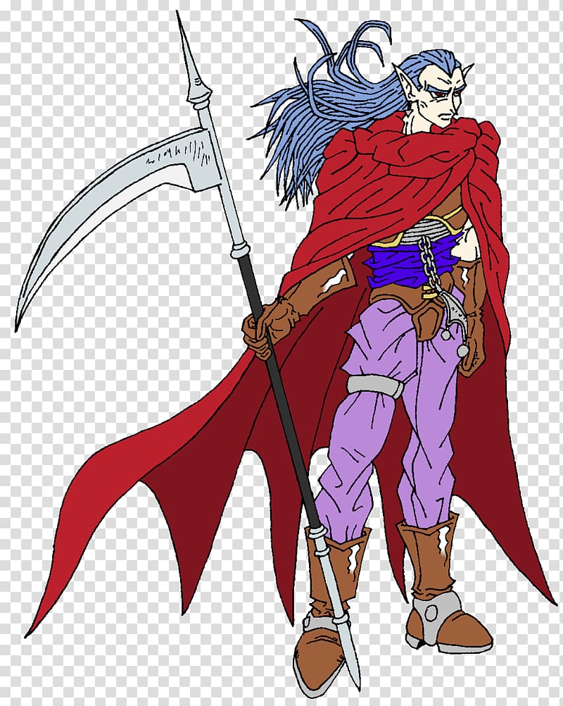 Chrono Trigger Magus Magi Supervillain Scythe, chrono trigger transparent background PNG clipart