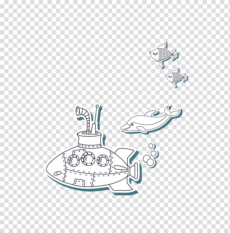 Submarine Drawing Yacht, Loss cartoon boat transparent background PNG clipart
