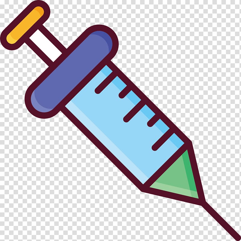 Syringe Injection Sewing needle , Injection needle equipment transparent background PNG clipart