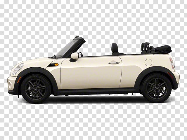 white convertible, Mini White Convertible transparent background PNG clipart