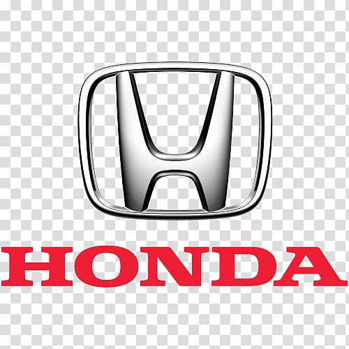 Honda emblem above red Honda text, Honda Logo Car Honda CR-V Honda Civic, saab automobile transparent background PNG clipart