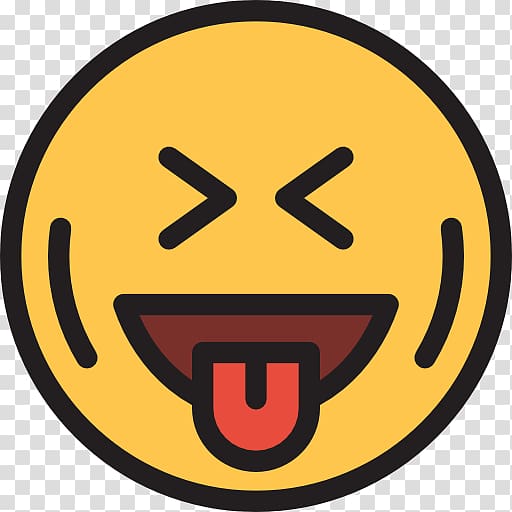 Emoticon Smiley Computer Icons Symbol Wink, laughing transparent background PNG clipart
