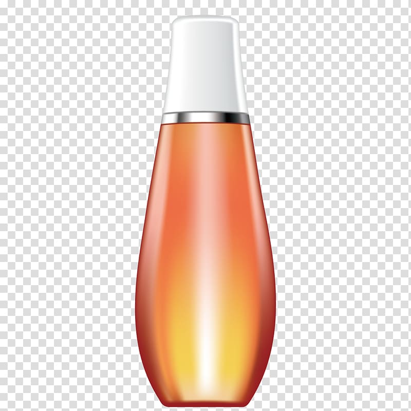 Shampoo Bottle, Orange Shampoo transparent background PNG clipart