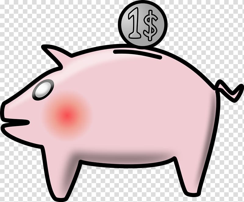 Piggy bank Saving , bank transparent background PNG clipart