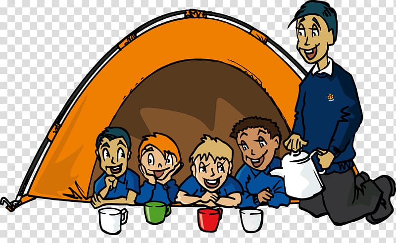 Camping Boys' Brigade , camping cartoon transparent background PNG clipart