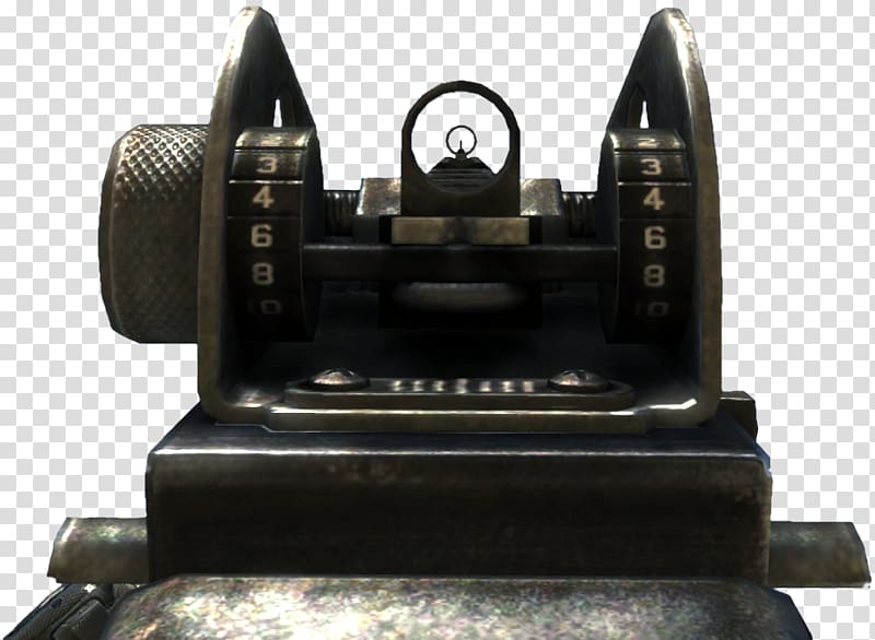 Call of Duty: Modern Warfare 3 Iron sights Light machine gun, Sights transparent background PNG clipart