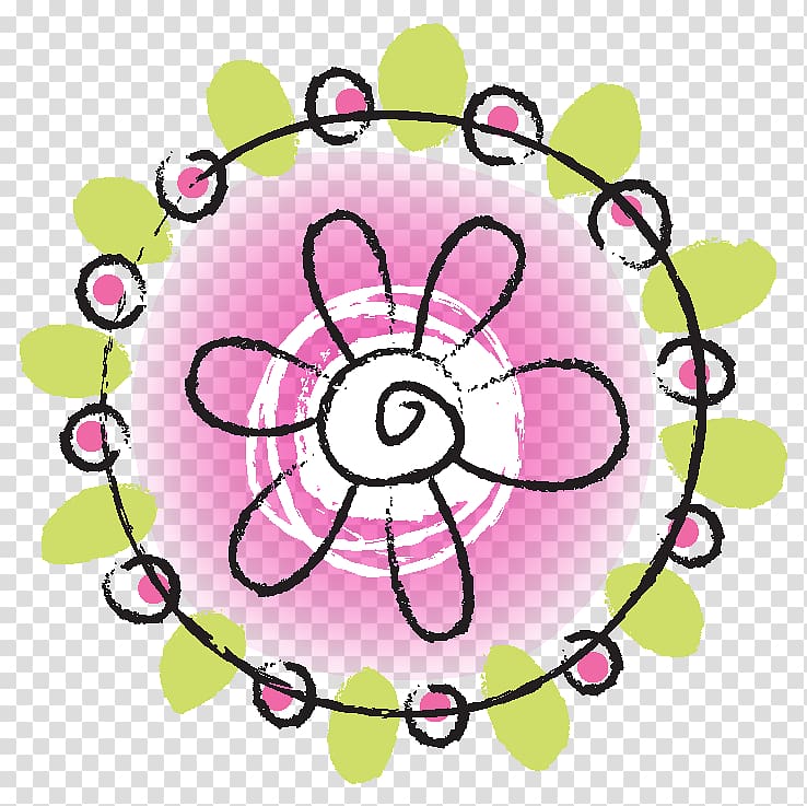 Circle Point Floral design Pattern, 14 feb transparent background PNG clipart
