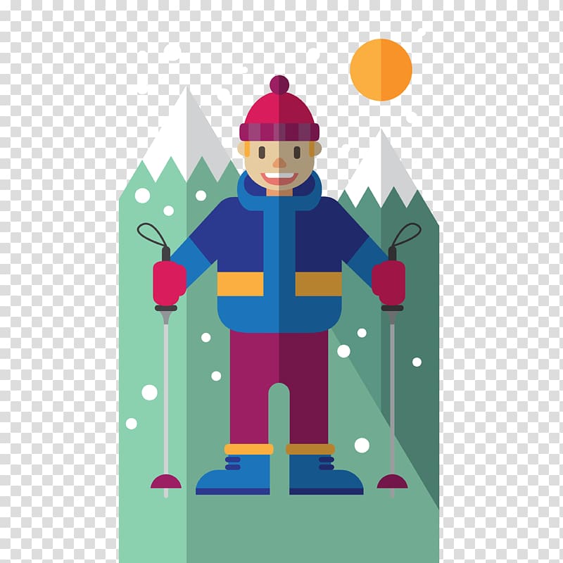 Winter sport Skiing Sporting Goods , Winter sports transparent background PNG clipart