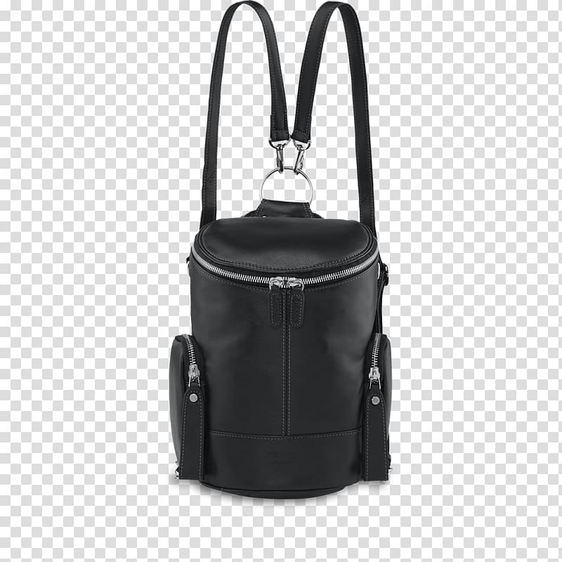 Leather Backpack Tasche Bag Black, day off transparent background PNG clipart