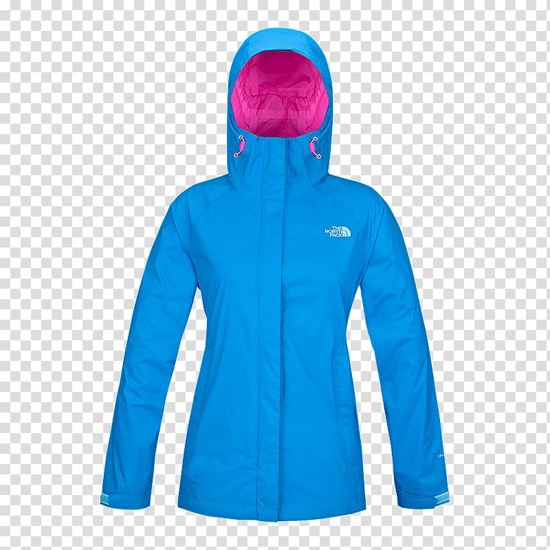 Hoodie Jacket The North Face Clothing Polar fleece, Women coat transparent background PNG clipart