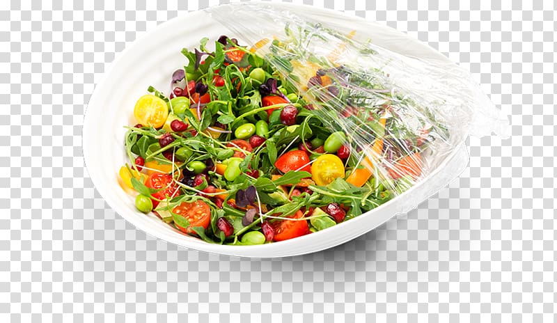 Salad Cling Film Vegetarian cuisine Food, salad bowl transparent background PNG clipart