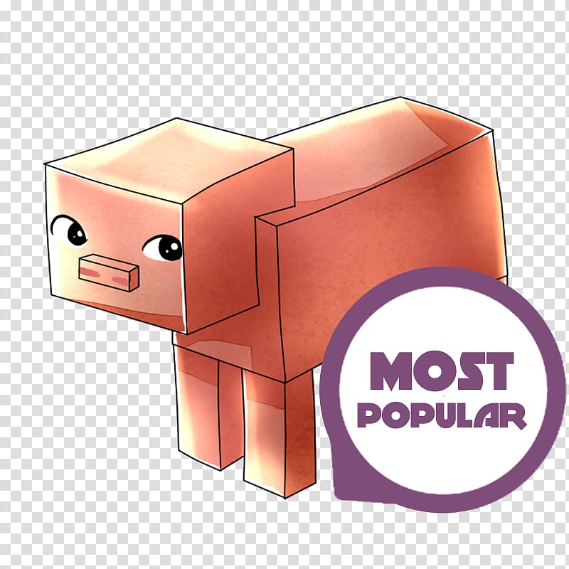 Minecraft Enderman Computer Servers Blog Web hosting service, Minecraft pig transparent background PNG clipart