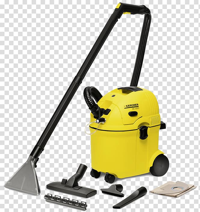 Vacuum cleaner Kärcher SE 4001 / 4002 Carpet Cleaning, carpet transparent background PNG clipart