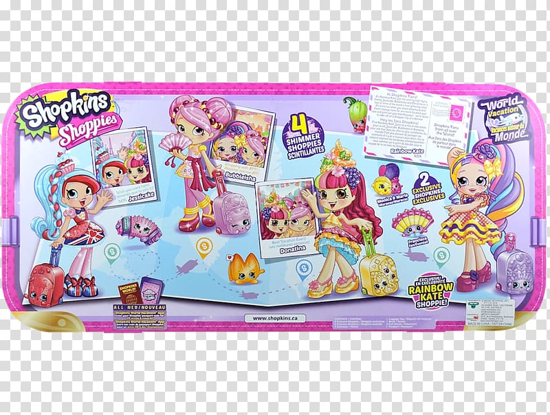 Shopkins Shoppies Rainbow Kate Shopkins Shoppies Bubbleisha Doll Toy Travel, doll transparent background PNG clipart