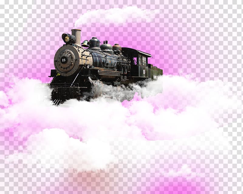 Tren a las Nubes Train Railroad car, The train on the clouds transparent background PNG clipart