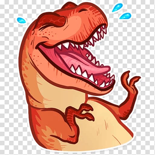 Tyrannosaurus Sticker Activity: Dinosaur Telegram, dinosaur transparent background PNG clipart