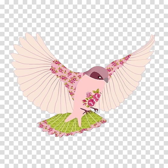 Pink Birds Owl Drawing Illustration, Pink cartoon bird transparent background PNG clipart