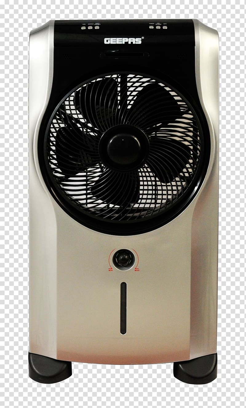Evaporative cooler Home appliance Fan Humidifier, fan transparent background PNG clipart