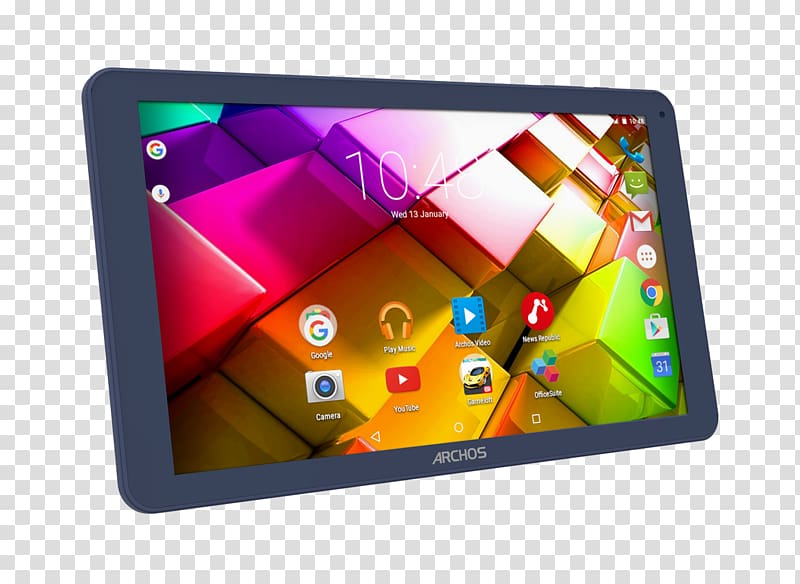 Archos 101 Internet Tablet Android Computer 3G, android transparent background PNG clipart