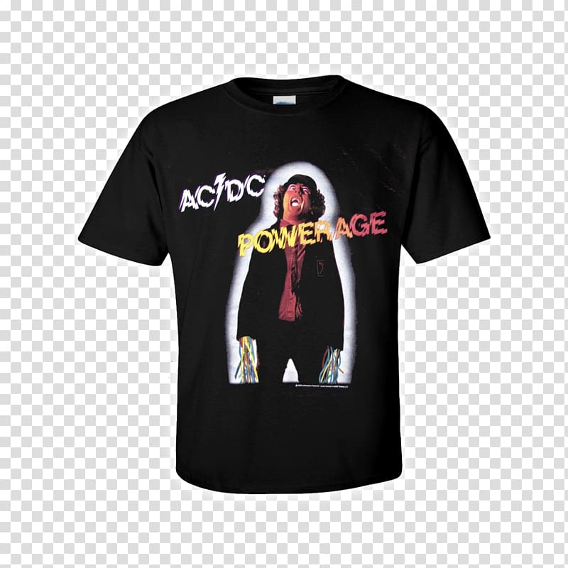 T-shirt AC/DC Music Singer, T-shirt transparent background PNG clipart ...