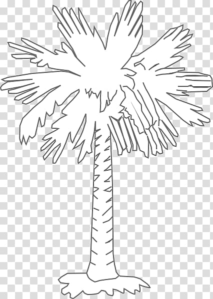 Flag of South Carolina Sabal Palm Palm trees , tree status transparent background PNG clipart