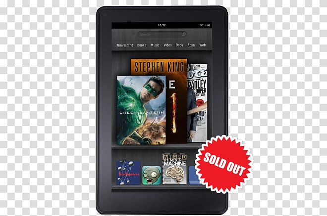 Kindle Fire HD Amazon.com Fire HDX Kindle Store E-Readers, Kindle Fire transparent background PNG clipart