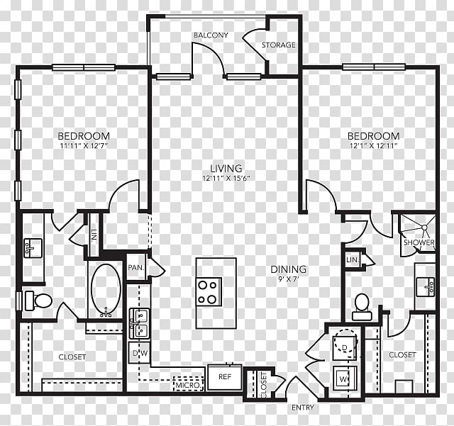 Floor plan Sevona Avion Apartment Clothes dryer Bedroom, apartment transparent background PNG clipart