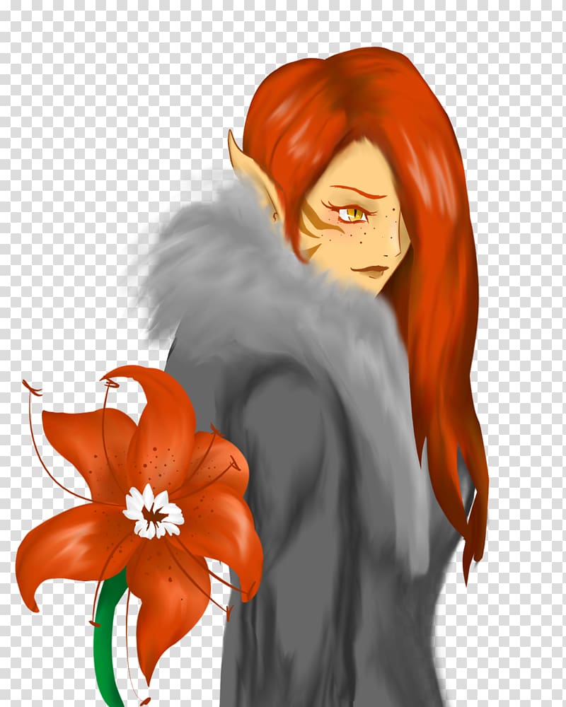 Red hair Hair coloring Legendary creature, hair transparent background PNG clipart
