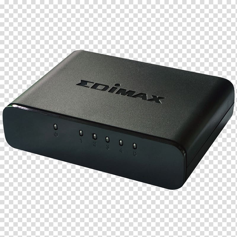 Network switch Fast Ethernet Edimax Ethernet Switch, Highspeed Uplink Packet Access transparent background PNG clipart