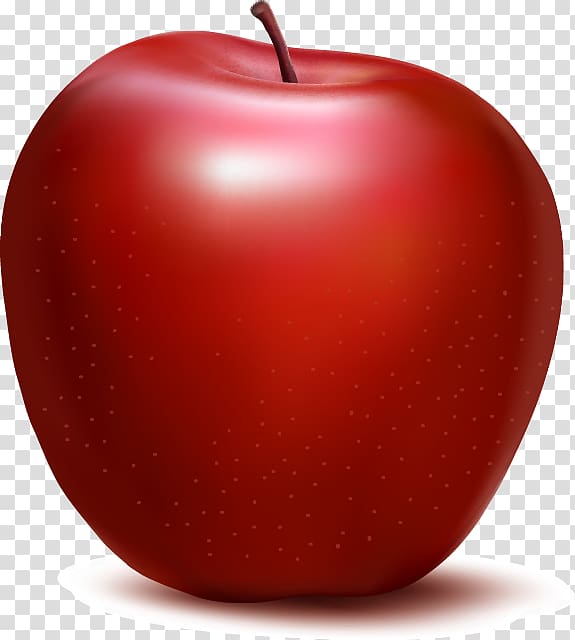 Apple , Fresh red apple painted pattern transparent background PNG clipart