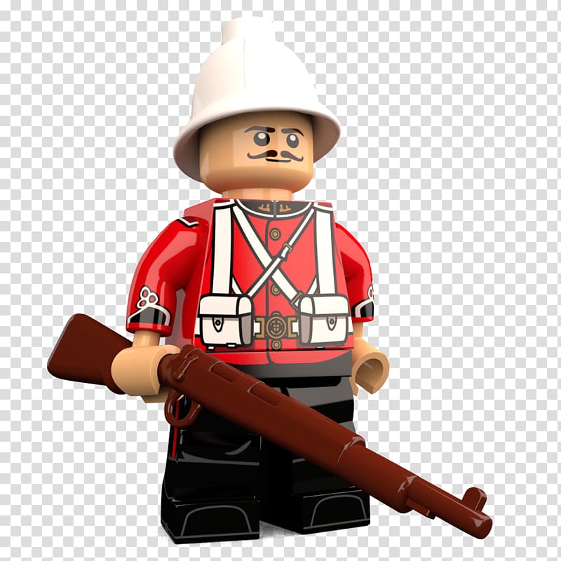 Lego minifigure Toy Red coat Anglo-Zulu War, toy transparent background PNG clipart