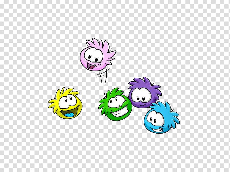 Puffles Club Penguin Smiley Jewellery, club penguin hair transparent background PNG clipart