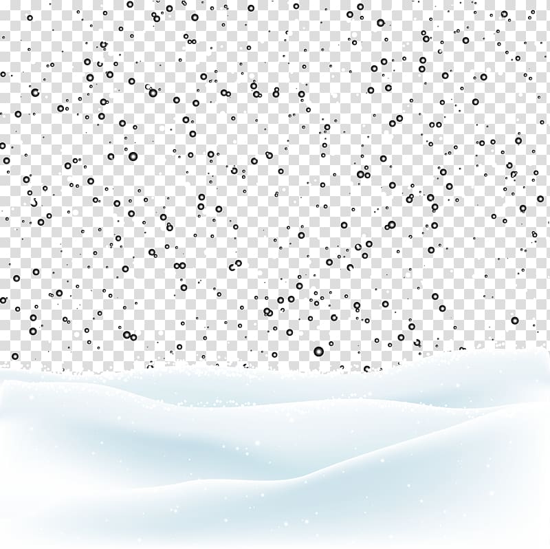 Decorative background snow transparent background PNG clipart