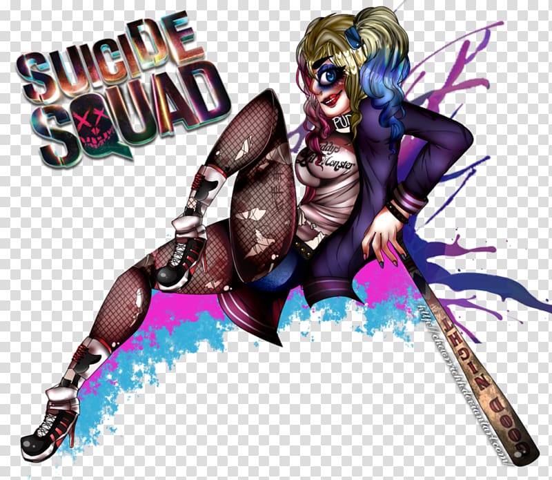 Harley Quinn Enchantress Joker Batman YouTube, squad transparent background PNG clipart