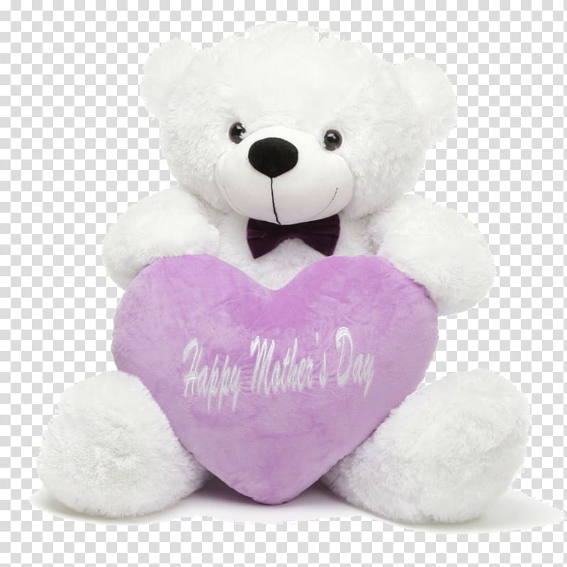 Teddy bear Stuffed Animals & Cuddly Toys Heart Plush, bear transparent background PNG clipart