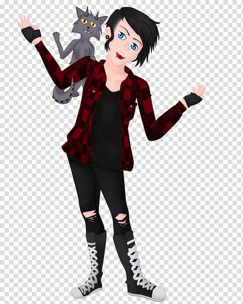 Costume Character Fiction, EMO GIRL, fictional Character, action Figure,  character png