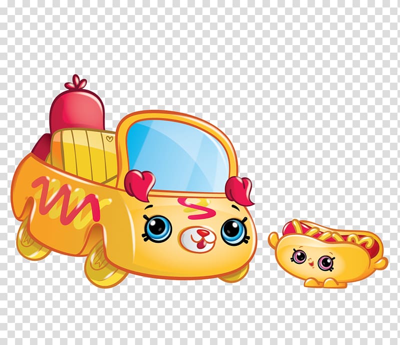 Hot dog Car Fast food Sport utility vehicle Shopkins, hot dog transparent background PNG clipart