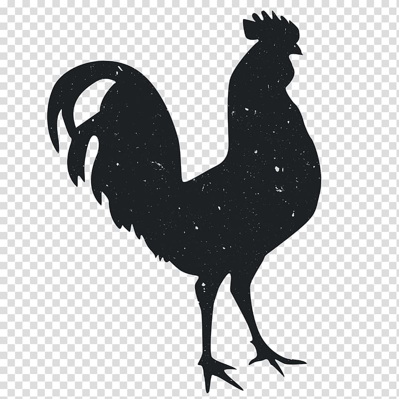 Silhouette Rooster Animal Computer file, Animal Silhouettes transparent background PNG clipart