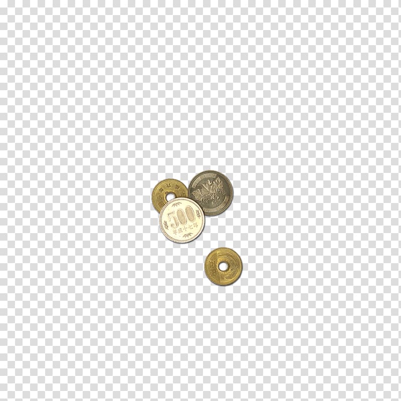 Material Metal Body piercing jewellery Circle Pattern, coin transparent background PNG clipart