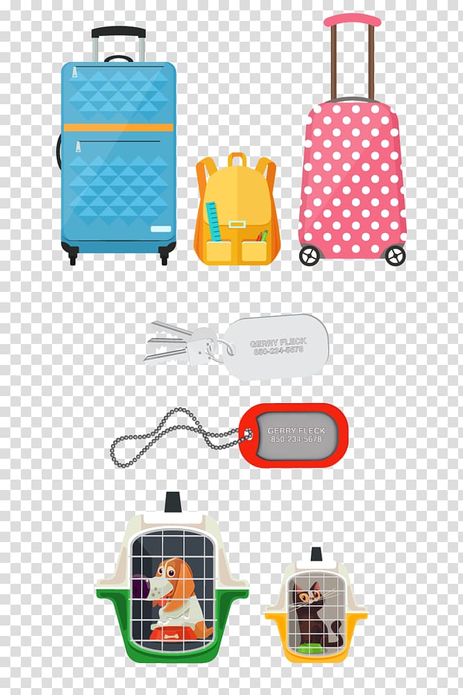 Bag tag Baggage Backpack, others transparent background PNG clipart