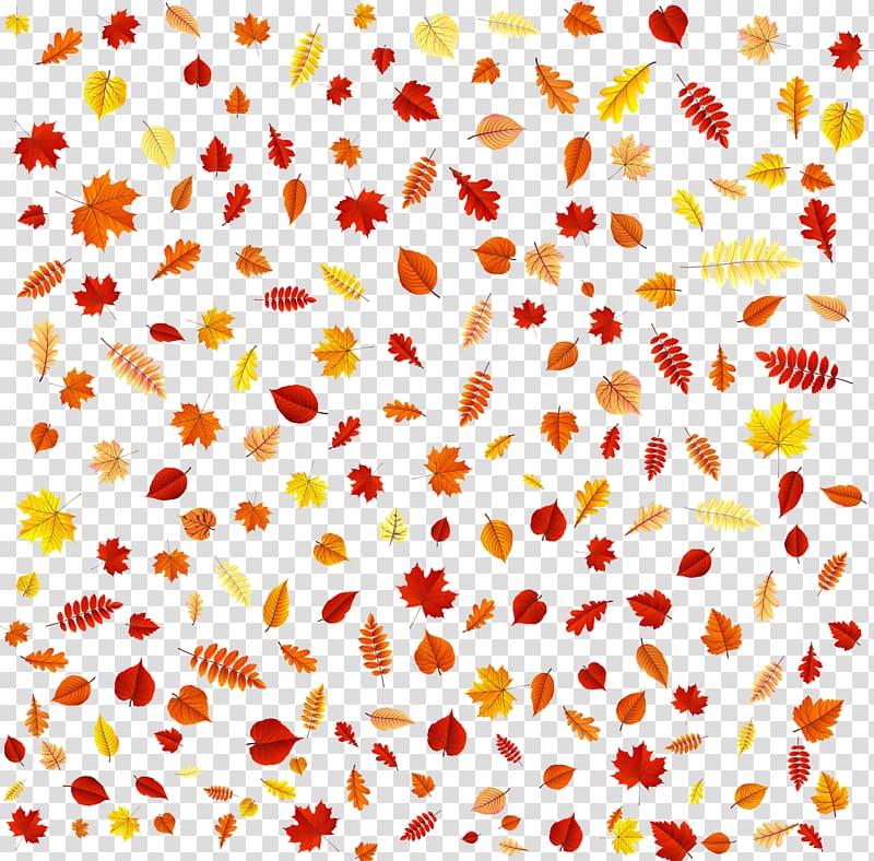 red and yellow leaves , file formats Raster graphics Computer file, Fall Leaves Overlay transparent background PNG clipart
