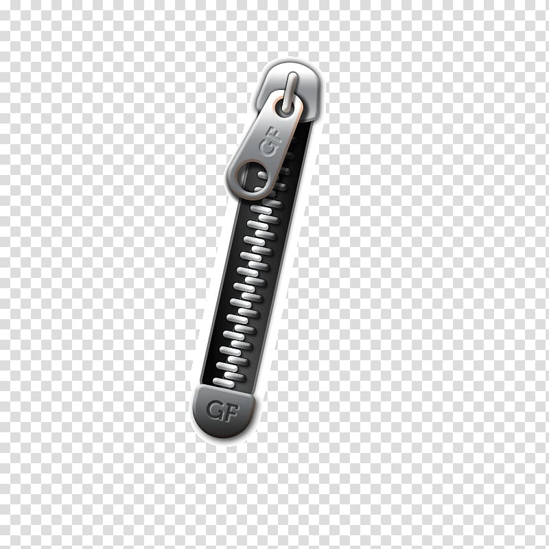 gray zipper art, Zipper Computer file, zipper transparent background PNG clipart