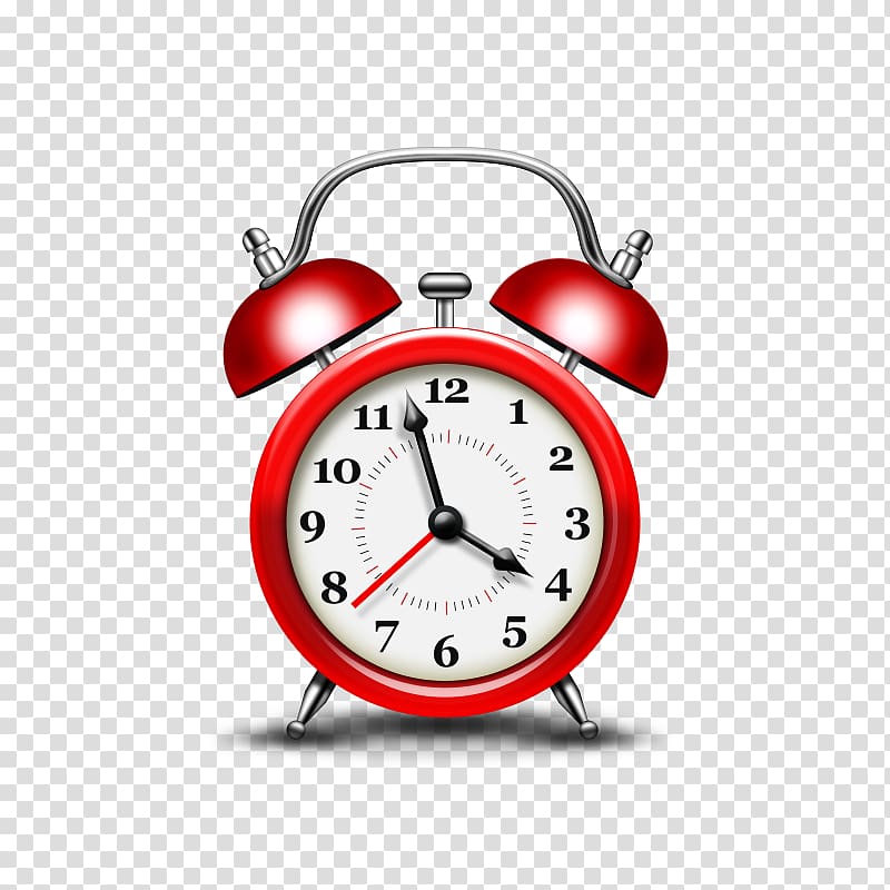 red and white alarm clock illustration, Cooper City Student National Secondary School Middle school, Painted red alarm clock transparent background PNG clipart