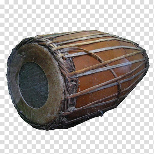 Dholak India Mridangam Drum Musical Instruments, India transparent background PNG clipart