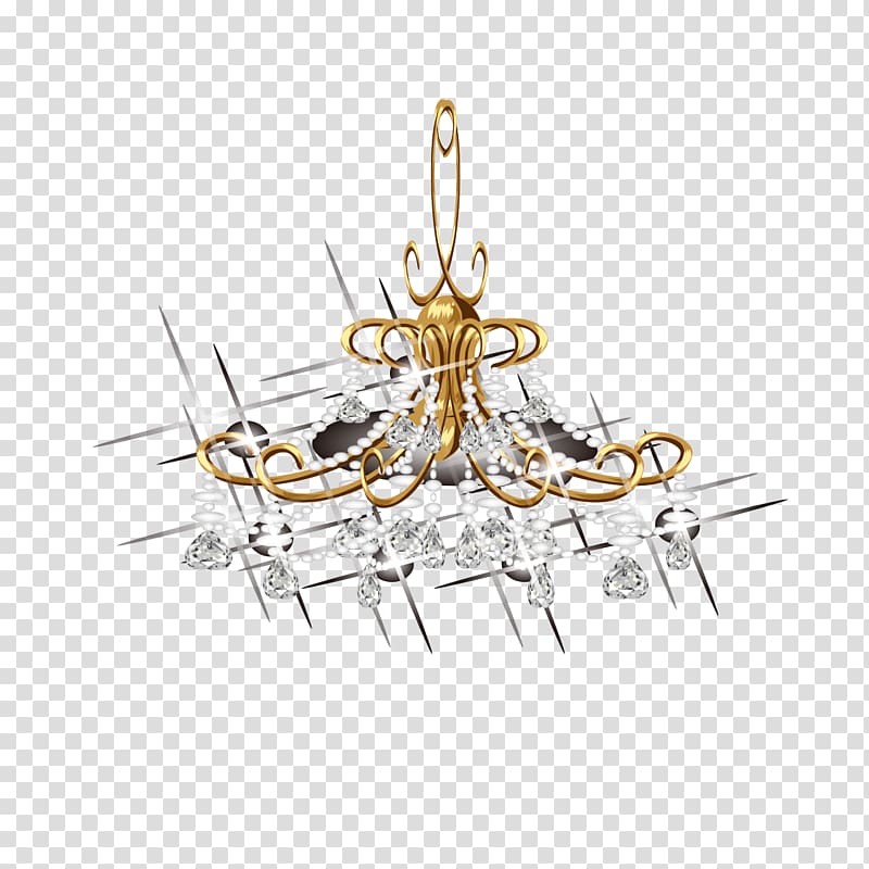 Lighting Chandelier Lamp, Crystal hanging lamp transparent background PNG clipart