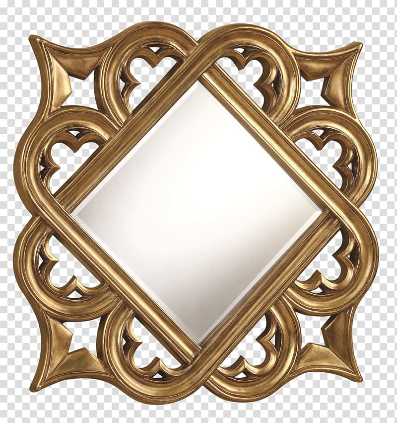 Mirror Frames Decorative arts Gold Wall, mirror transparent background PNG clipart
